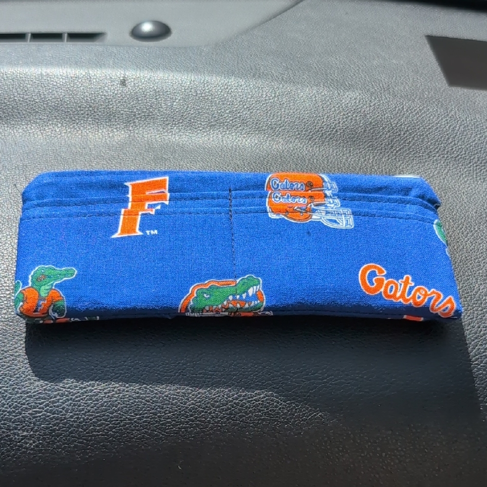 Blue Orange Gators Logo Wallet